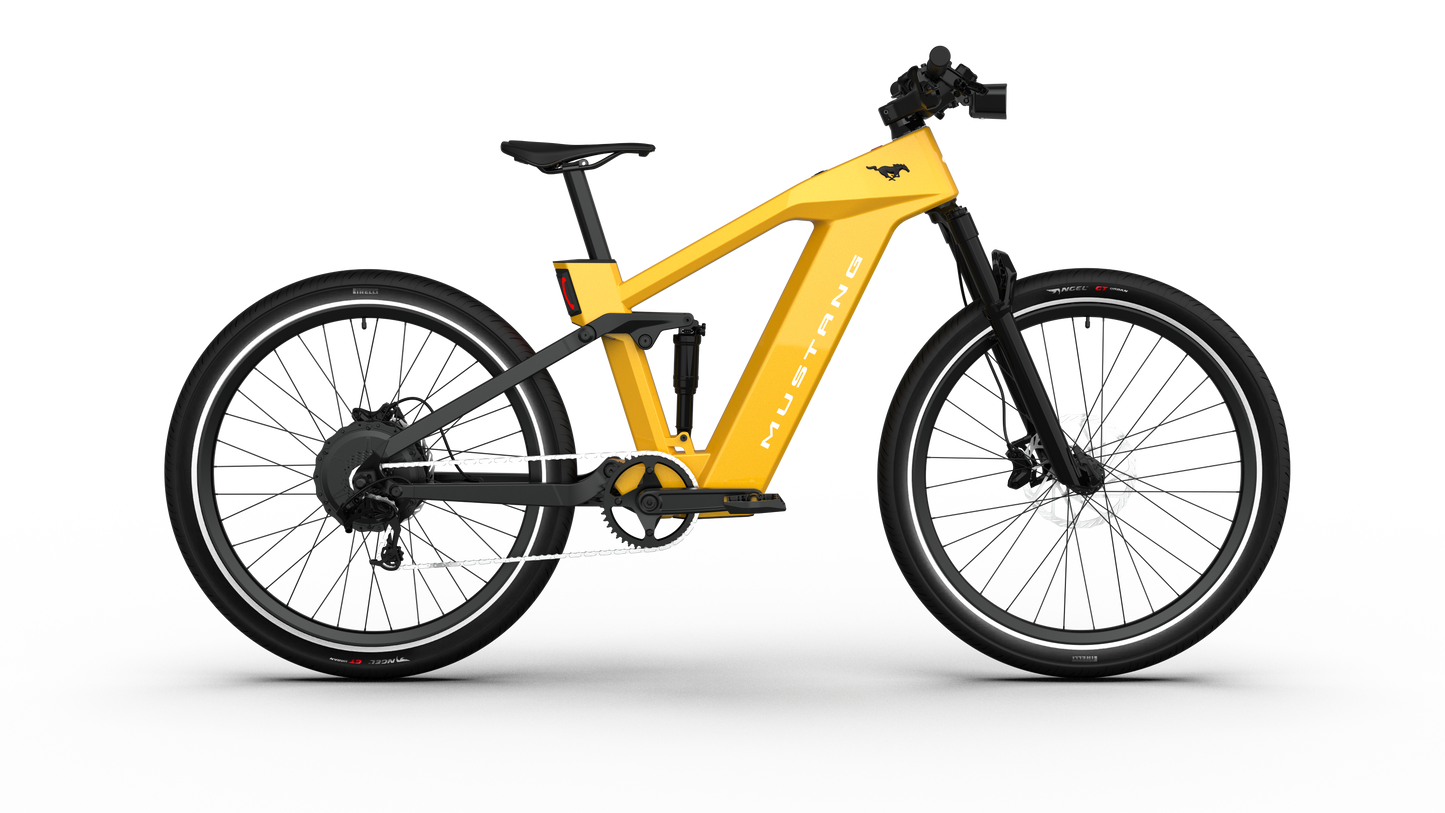 Mustang E-Bike: Advanced Tech, Effortless Control & Unbeatable Value for All Ages. Ride Smart.