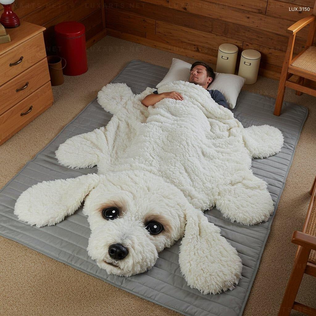 Dog Shaped Sleeping Bag