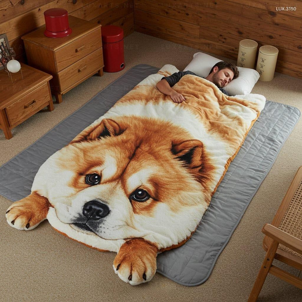 Dog Shaped Sleeping Bag