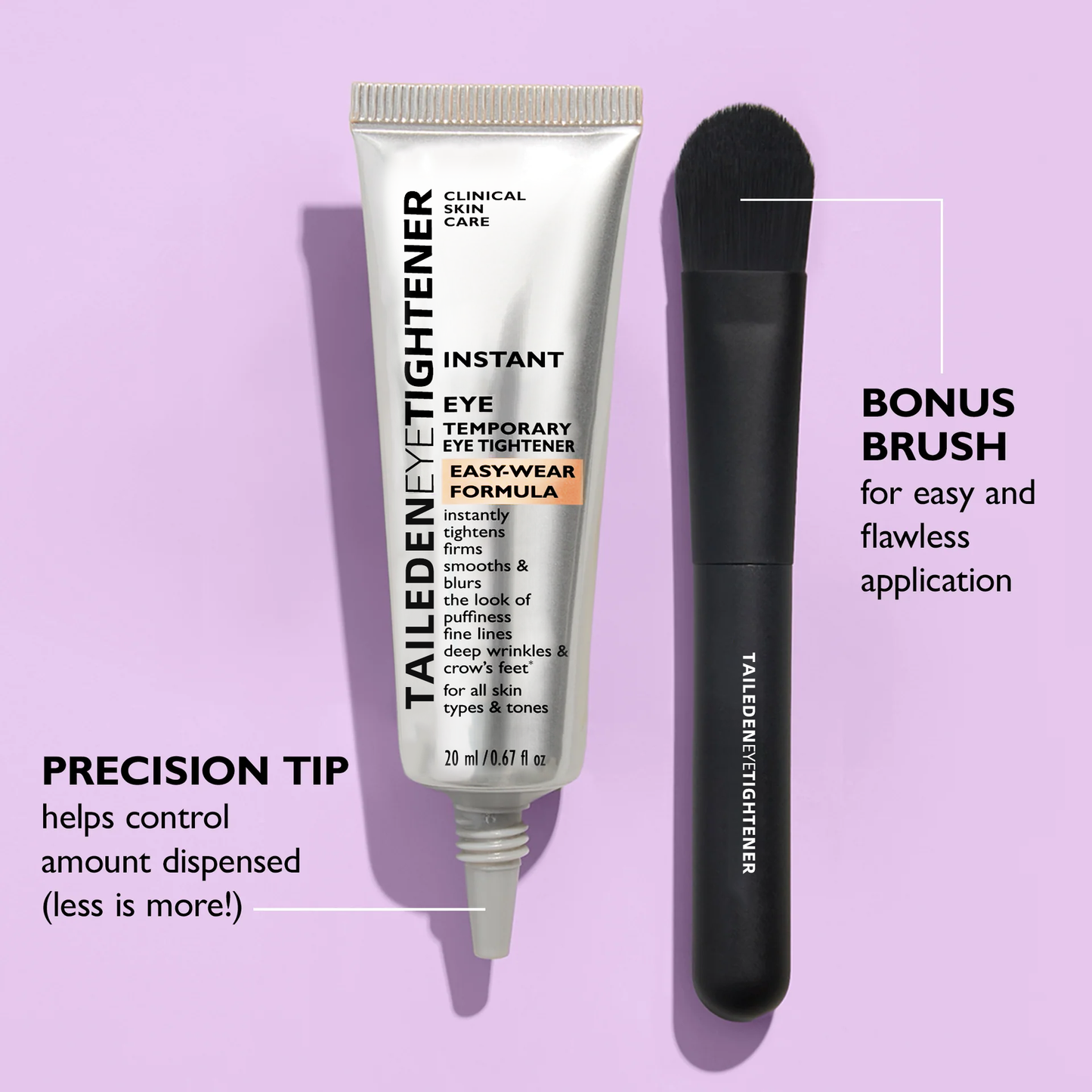 Final 3 Hours: 60%OFF🔥 Instant Eye Tightener Easy-Wear Formula With Brush Free!