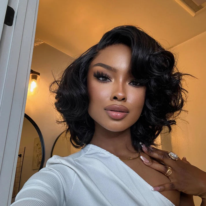 Elle Vane Glueless Full Lace Wave Short Pixie Cut Wig