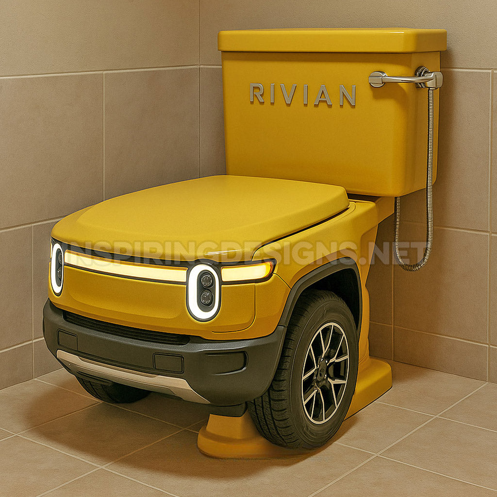 Pickup Toilet-Toilet Models That Salute the Streets