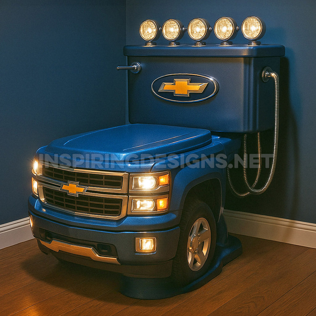 Pickup Toilet-Toilet Models That Salute the Streets