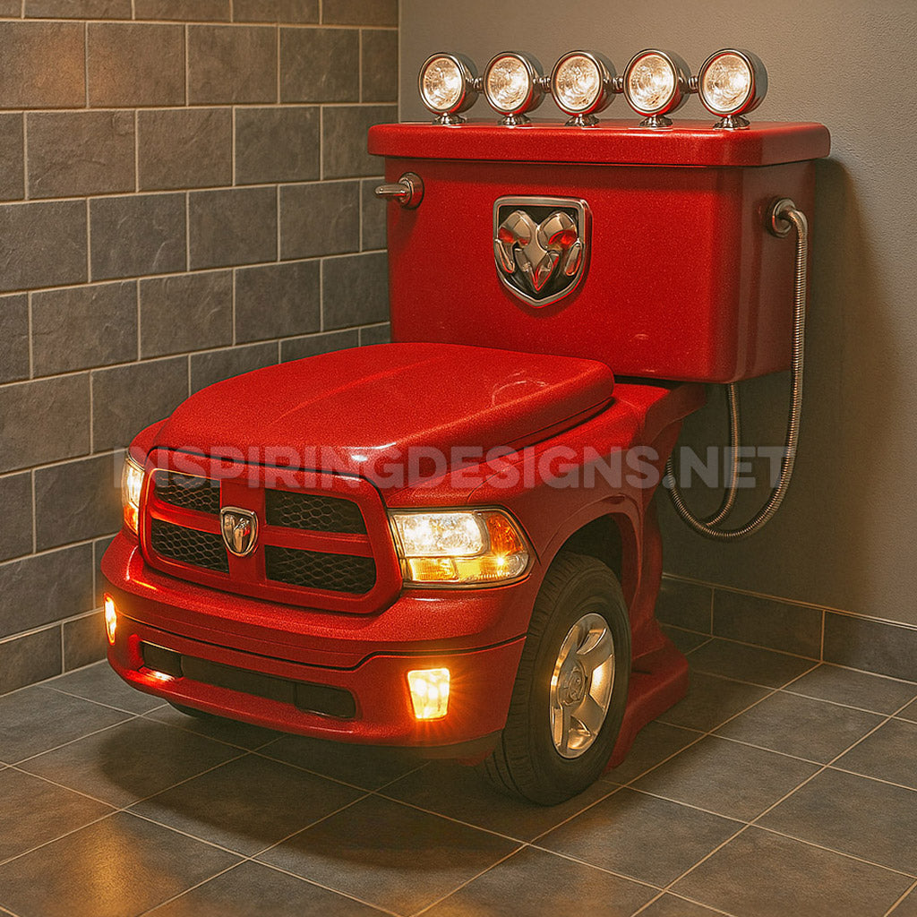 Pickup Toilet-Toilet Models That Salute the Streets