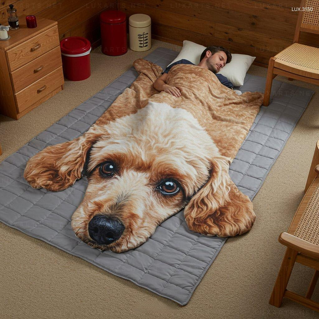 Dog Shaped Sleeping Bag