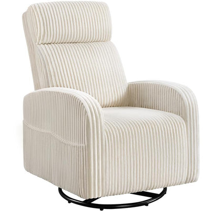 Corduroy Swivel Recliner