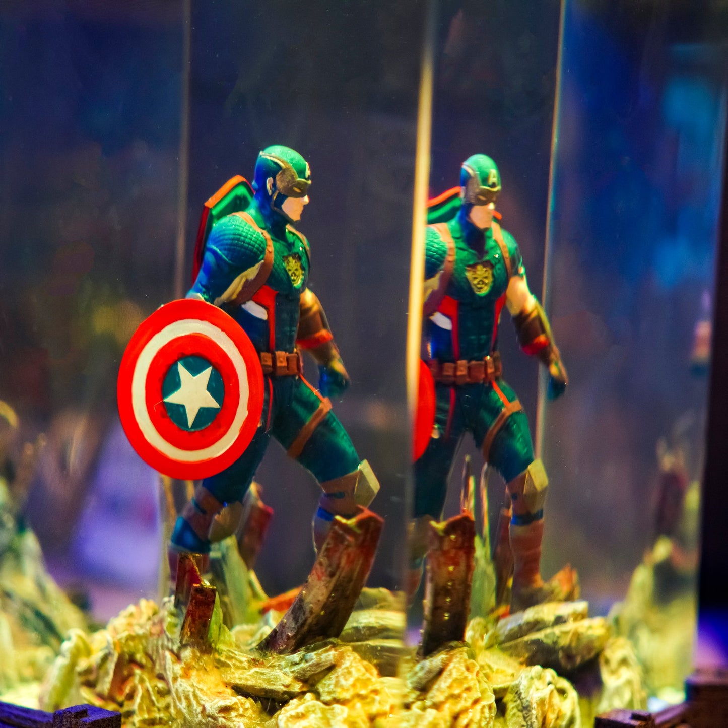 Marvel and DC superheroes