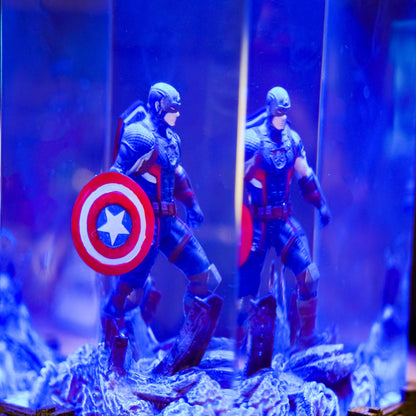 Marvel and DC superheroes