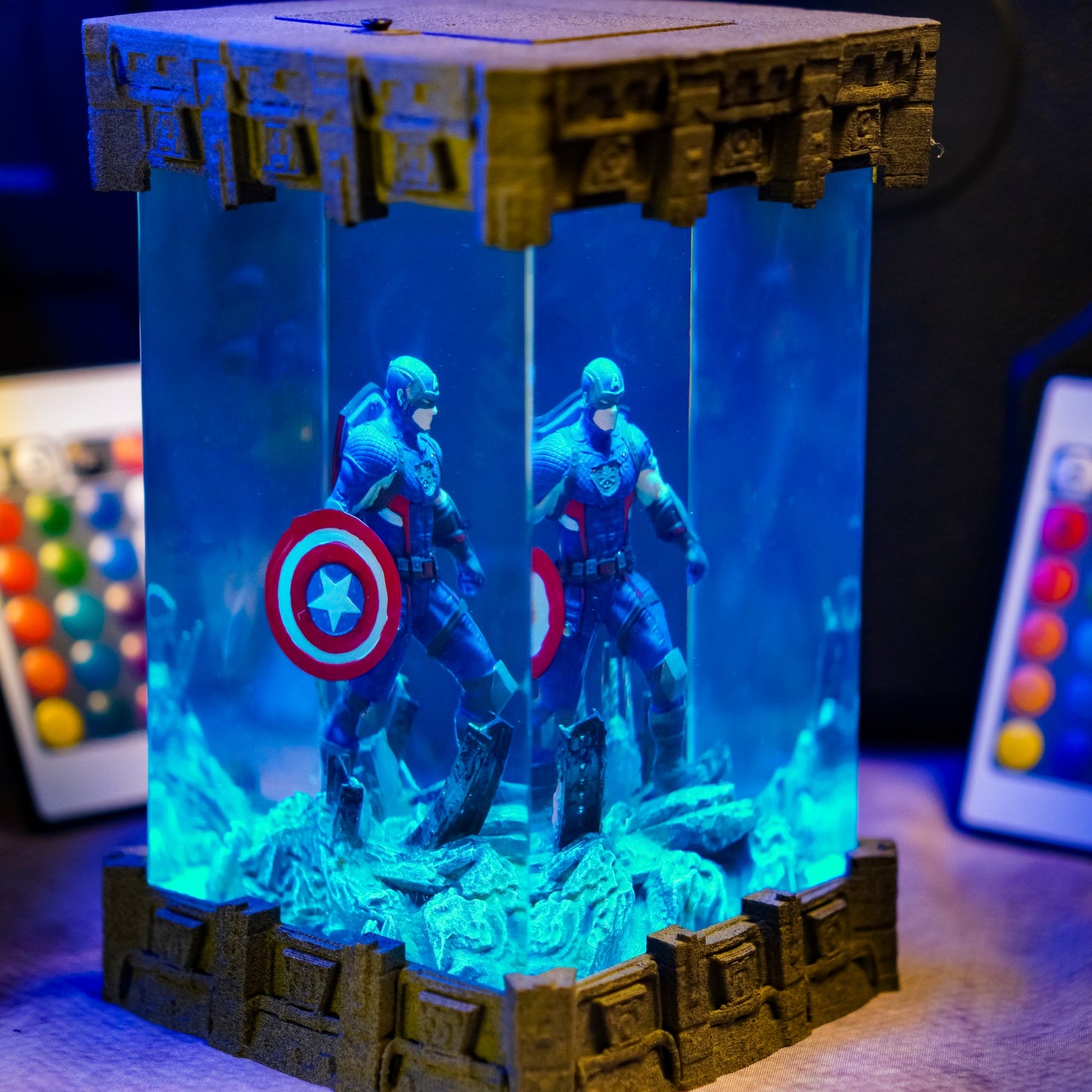 Marvel and DC superheroes