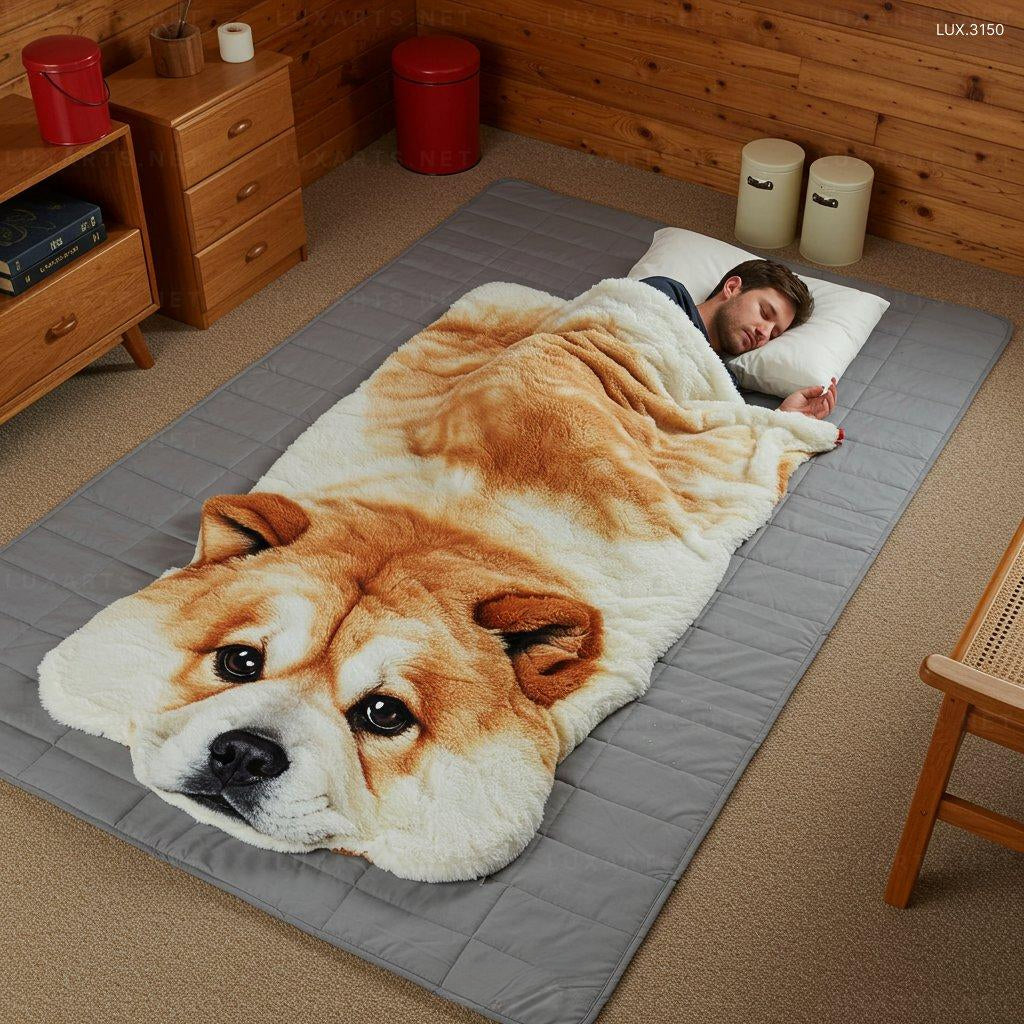 Dog Shaped Sleeping Bag