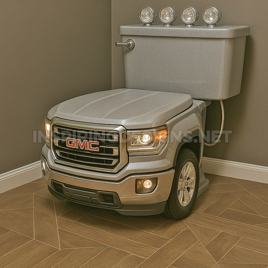 Pickup Toilet-Toilet Models That Salute the Streets