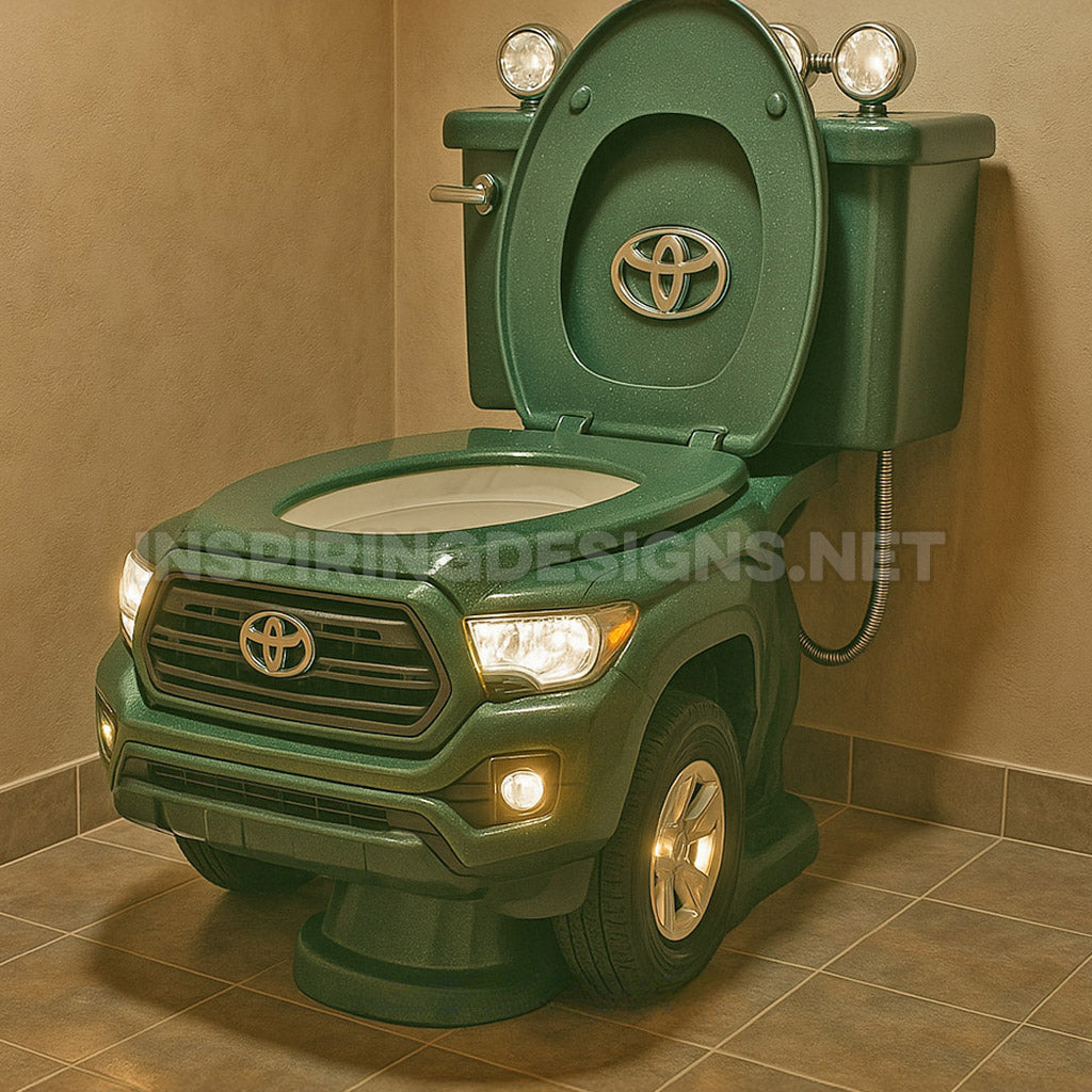 Pickup Toilet-Toilet Models That Salute the Streets