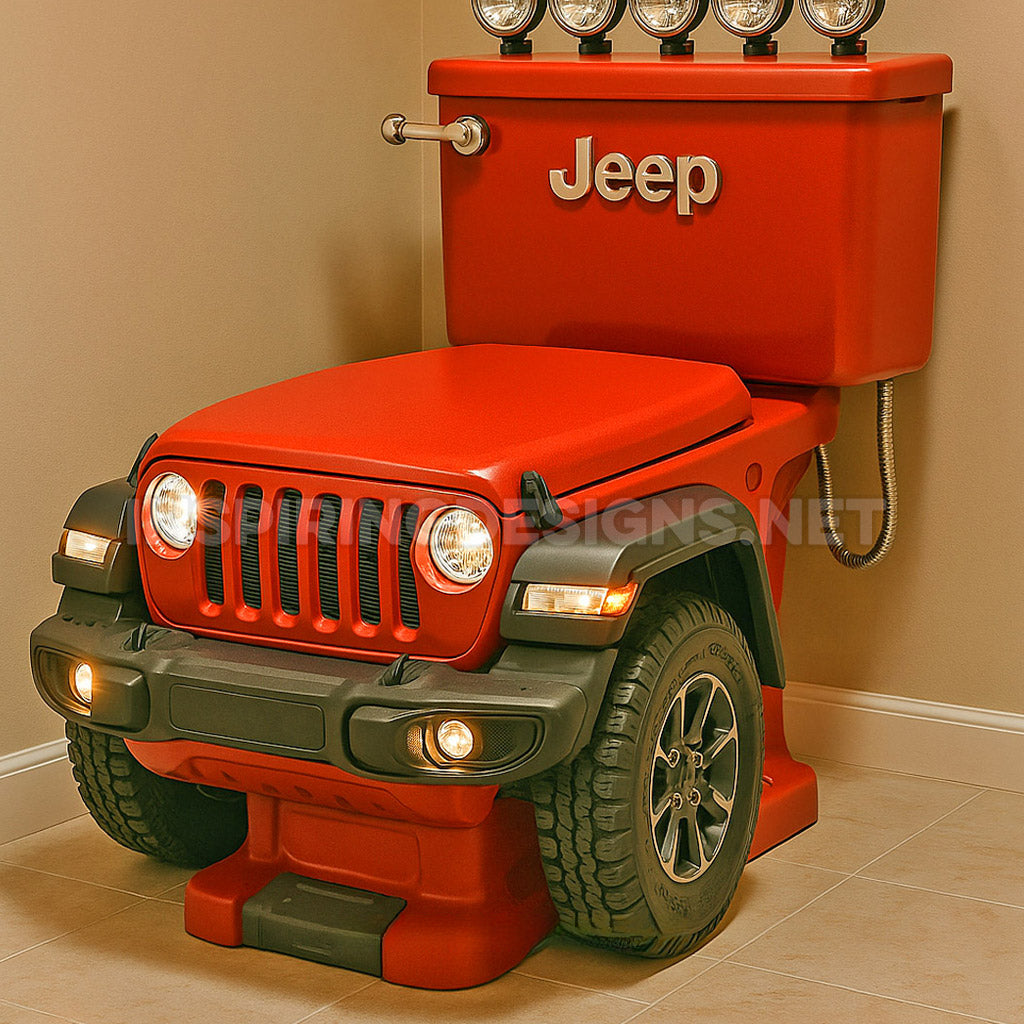 Pickup Toilet-Toilet Models That Salute the Streets