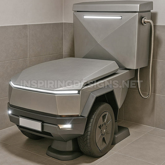 Pickup Toilet-Toilet Models That Salute the Streets